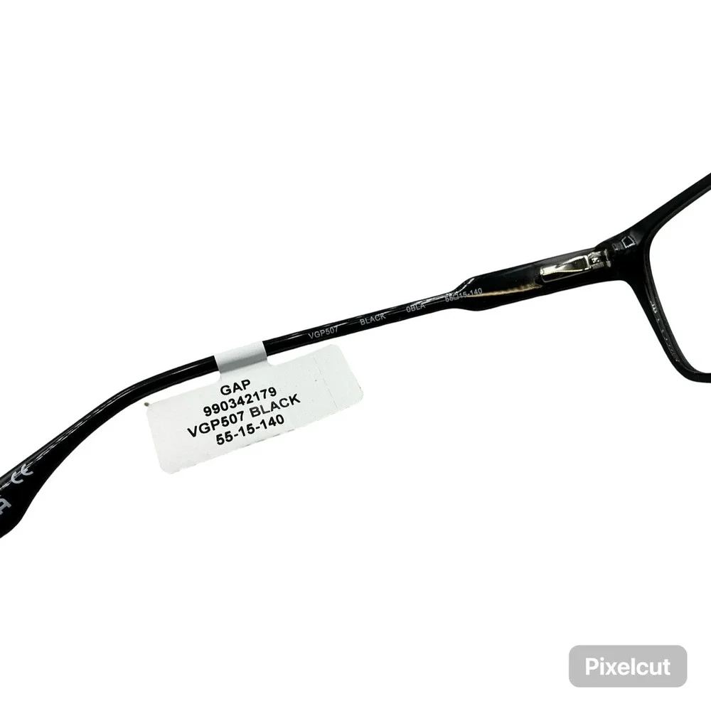 GAP‎ Black Rectangular Eyeglasses VGP507 55-15-140 Mens Womens Frames NEW